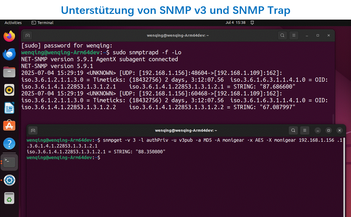 SNMP-Unterstützung